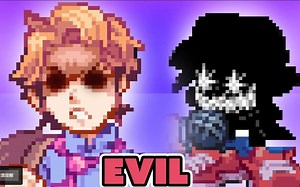 邪恶浸染mod 先辈DAY3!他生气了!【中字/FNF】FRIDAY NIGHT FUNKIN' mod EVIL BOYFRIEND vs CORRUPT S