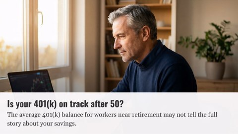 Half of workers 55 to 64 have less than $95,642 in their 401(k)