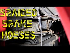 Braided Brake Hoses install | Brake line repair | Brake line upgrade