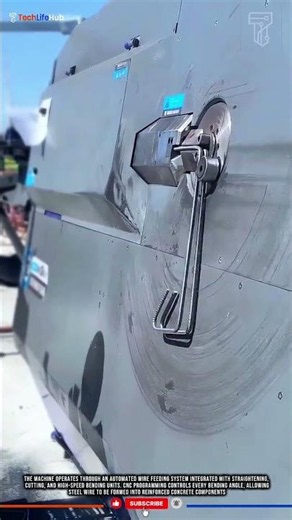 Innovation CNC Wire Bending Machine for Structural Stirrup Manufacturing #tech