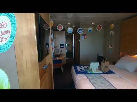 Carnival Elation U230 Aft Balcony Room Tour