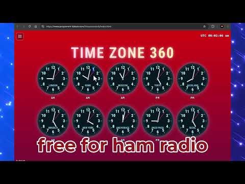 DX World Clock for HAM RADIO 🕒📶🌍