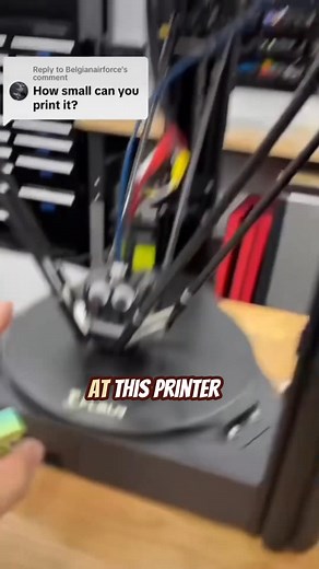 The smallest 3D-printed Flexi-Rexi?! 🦖 #3dprinting #miniprint #franklybuilt | Frankly Built