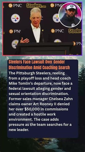Steelers Face Lawsuit Over Gender Discrimination Amid Coaching Search The Pittsburgh Steelers,