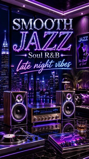 Smooth Jazz & Soul R&B 24/7 – Midnight Jazz Lounge | Relaxing Instrumental Vibes, VOL 9