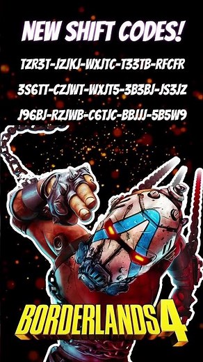 NEW SHIFT CODES | Borderlands 4 - Golden Keys - Codes In Description #shorts
