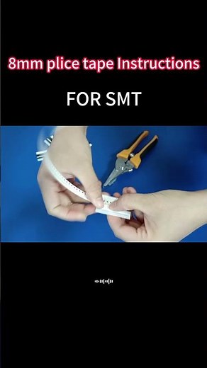 Demonstration of the use of 8mm splice tape