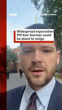 The signs are growing that UK PM Keir Starmer is due to set out a plan to stand down. #BBCNews