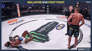 Was this the worst accidental groin shot (well, shots) you've ever seen in a fight? #Bellator245 had the distinction of having TWO bouts end in first round groin-shot No-Contests... which is very 2020. | MMA Fighting