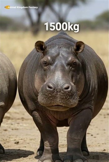 🦏 Rhino vs 🦛 Hippo. Both massive. Both dangerous. One dominates land…the other controls the water.