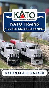1.7K views · 38 reactions | Kato Trains N Scale SD70ACU Sample!  Check out Kato USA, Inc. sample on these gorgeous SD70ACU locomotives! Order Now: https://www.trainworld.com/shop-by-brand/kato.html?engine_style=17881&wk_preorder=1 #trains #train #modeltrain #modelrailroad #railfans #railfans_of_instagram #railfanning #trainworld #trainland #toytrain #modeltrains #railroad #locomotive #sd70acu #kato #katotrains #nscale #productsample | TrainWorld.com | Facebook