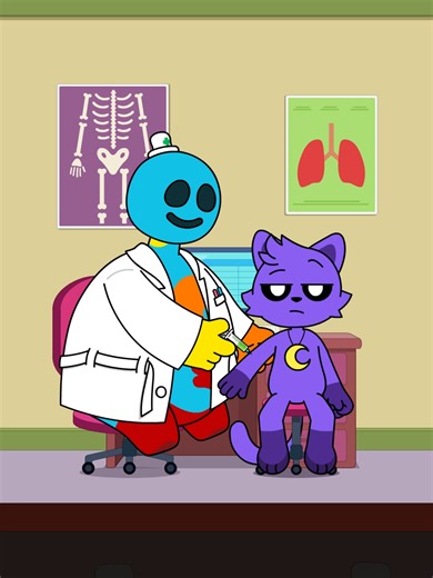 Catnap's Struggle in Poppy Playtime Animation