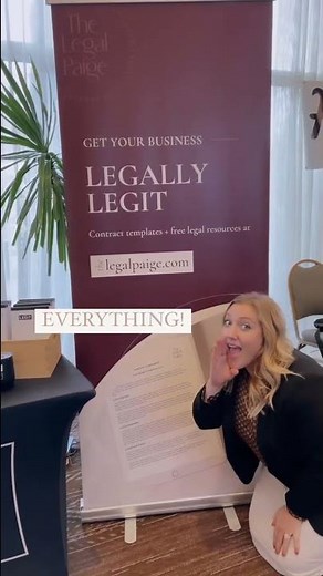 Contract templates are the best (and most EFFORTLESS) way to get your business legally legi #shorts