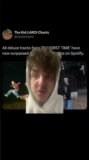 All songs from The Kid Laroi's 'THE FIRST TIME DELUXE' has surpassed 10 million streams on Spotify!