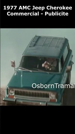 1977 AMC Jeep Cherokee Commercial #jeep #publicite #propaganda #Willys #jeep #propaganda #amc