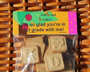 Personalized ABC Back to School Treat Bags: ABC Theme, Set of 12 - Etsy