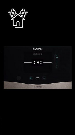 How to adjust your Heat Curve- Vaillant sensoCOMFORT