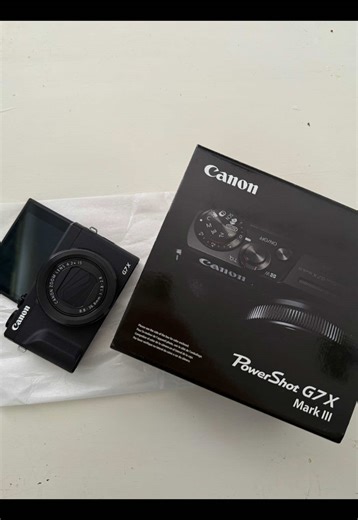 Unboxing my long awaited Canon G7X with me!!! #canon #g7xmarkiii #powershot #traveltiktok #camera #digitalcamera #vlog
