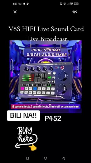 F998/V8S HIFI Live Sound Card #tiktokshop #fyp #soundcard