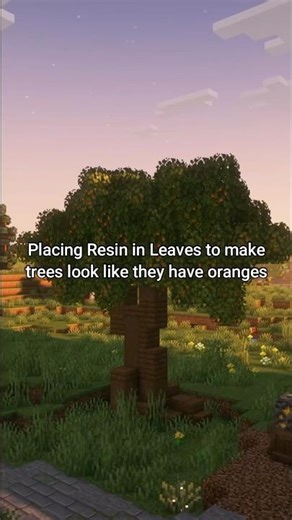 Easy Custom Tree Hack #minecraft #shortsfeed #minecraftbuilding #minecraftguide #minecraftrealistic
