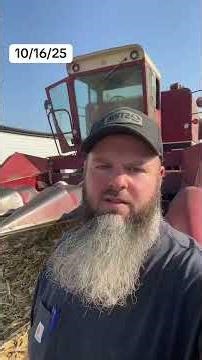 This was my last day harvesting with the International Harvester 1420 combine. #harvest2025