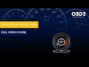 OBD2 Scan Gauge HUD & Boost Gauge OBD2 Speedometer