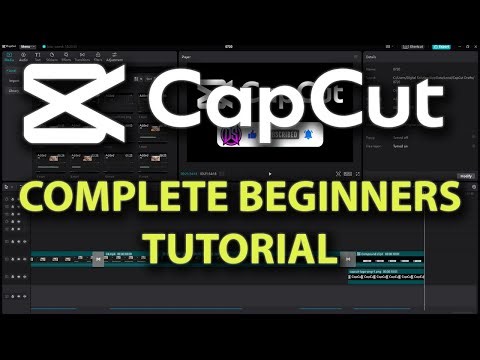 CapCut I Complete Beginners Tutorial I Desktop