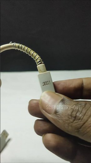 DIY Charger Protection Fix Cable Damage With a Spring #experiment #diy #mobile #viral