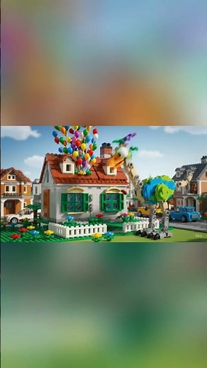 LEGO Up House Soars! 🎈✨ Relive the Magic! #LEGOUpHouse #DisneyUp #Pixar #LEGOAnimation #KevinTheBird
