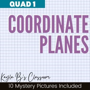 Coordinate Plane First Quadrant Mystery Pictures