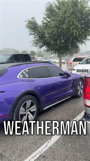 Caught in the Rain for the First Time - Porsche Taycan 4S Cross Turismo #porsche #ev