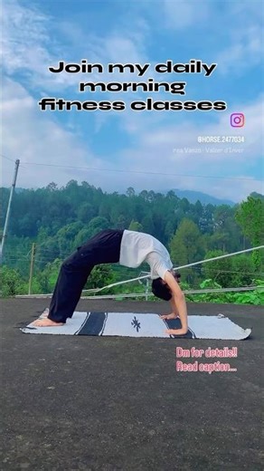 Learn yoga poses or calisthenics skills with me / Join my daily morning fitness/yoga classes #yog