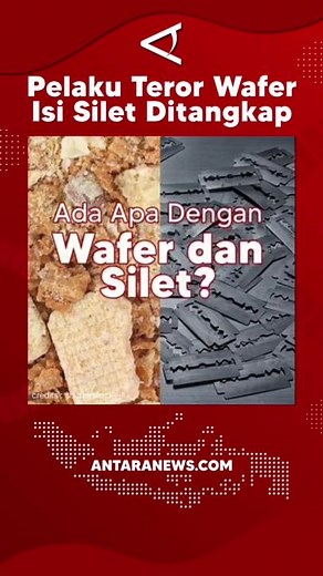 Penangkapan Pelaku Teror Wafer Isi Silet di Jember