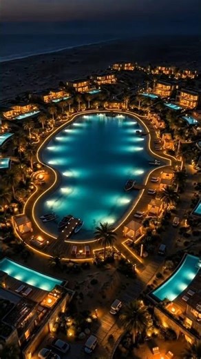 Desert to Luxury Lagoon Resort Insane Transformation Timelapse