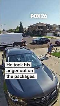 Package abuse caught on camera: Delivery driver leaves homeowner fuming