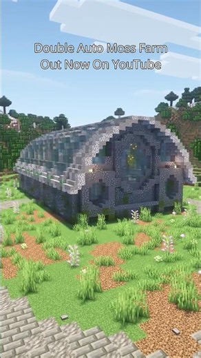 Aesthetic Double Auto Moss Farm #minecraft #shortsfeed #minecraftbuilding #minecrafttutorial #shorts