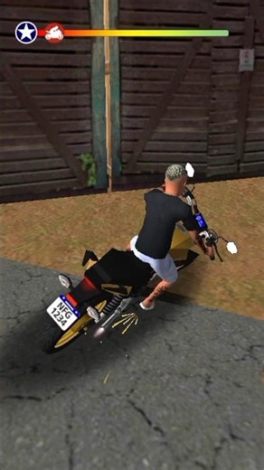 CORRE CORRE NA QUEBRADA MOTO WHEELIE 3D #jogodemoto #gaming
