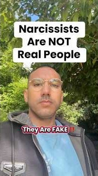 Narcissists Are NOT Real People