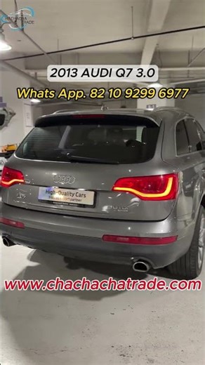 2013 AUDI Q7 (1ST) 3.0 TDI Quattro/295,082km/diesel/2,967cc/auto