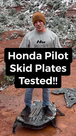 56K views · 1K reactions | 2023 Honda Pilot TrailSport skid plates tested! This protects the oil pan/transmission and the gas tank!! Standard equipment on ALL new TrailSports #Honda #HondaPilot #offroad | HondaPro Jason | Facebook
