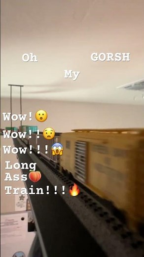 Long 🍑 N scale Train!!!