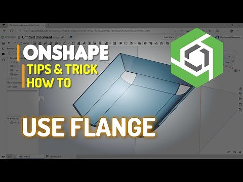 Onshape How To Use Flange