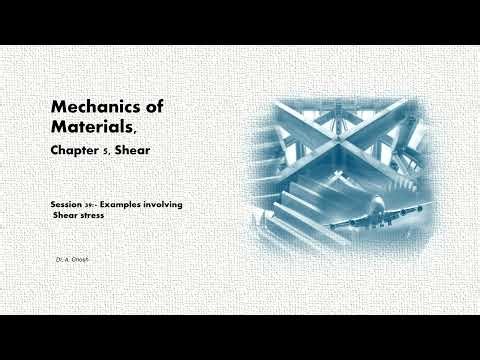 Understanding Mechanics of Materials-Shear-Examples involving Shear Stress