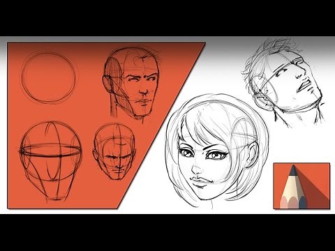 Drawing with the Andrew Loomis Method in Sketchbook Pro 8