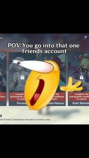 You go into that one friends account #genshinimpact #genshinimpact #gesnhinimpact #genshin