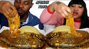 24K views · 917 reactions | African food Challenge | Fufu and Ogbono | The Adim Family | Facebook