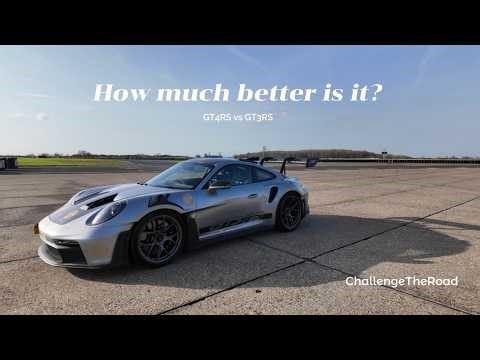 How much better is the Porsche GT3RS over a GT4RS? ChallengeTheRoad x JakeHillRacing