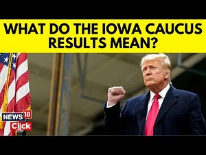 Trump Makes A Stunning Win As Iowa Caucus Results Revealed | US Elections 2024 | N18V | News18
