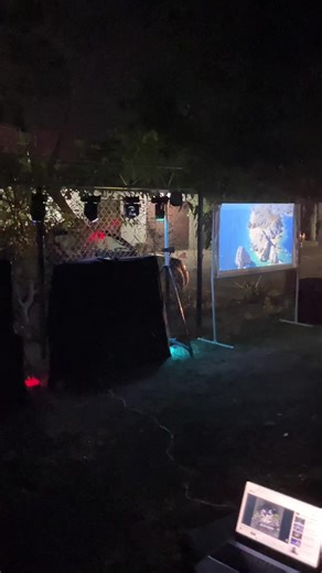 Olvide poner el dmx en las luces ! Haha