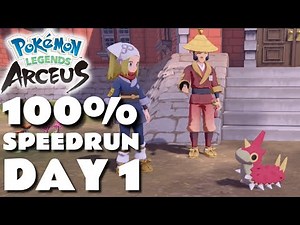 Arceus 100% Speedrun [Day 1] // Stream Highlight